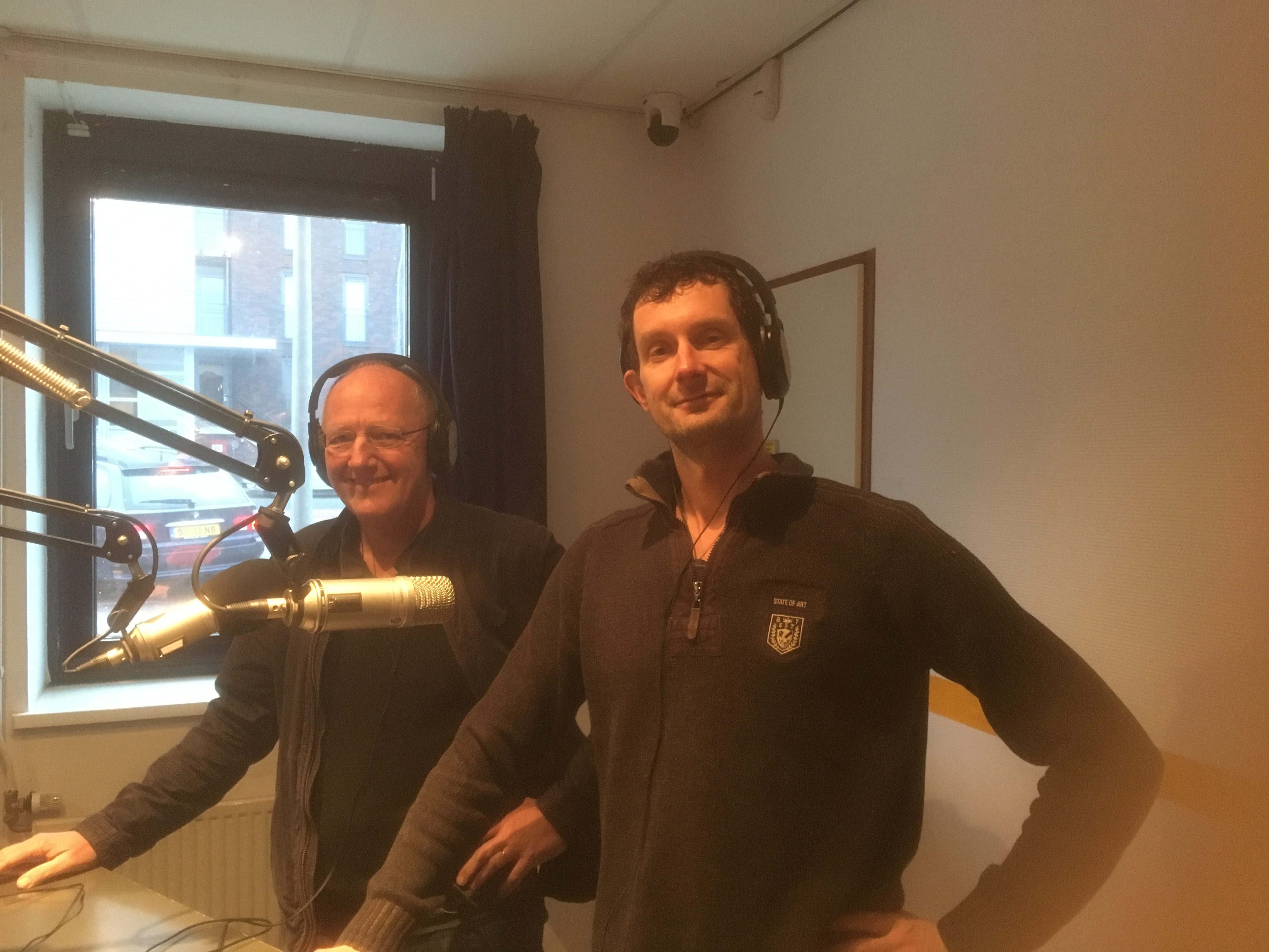 Witho en Jeroen bij radio NH
